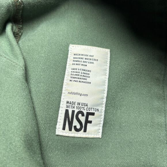 NSF Wide Leg Patchwork Pants Women's 27 Cropped Cargo Boho Lagenlook - Picture 10 of 12